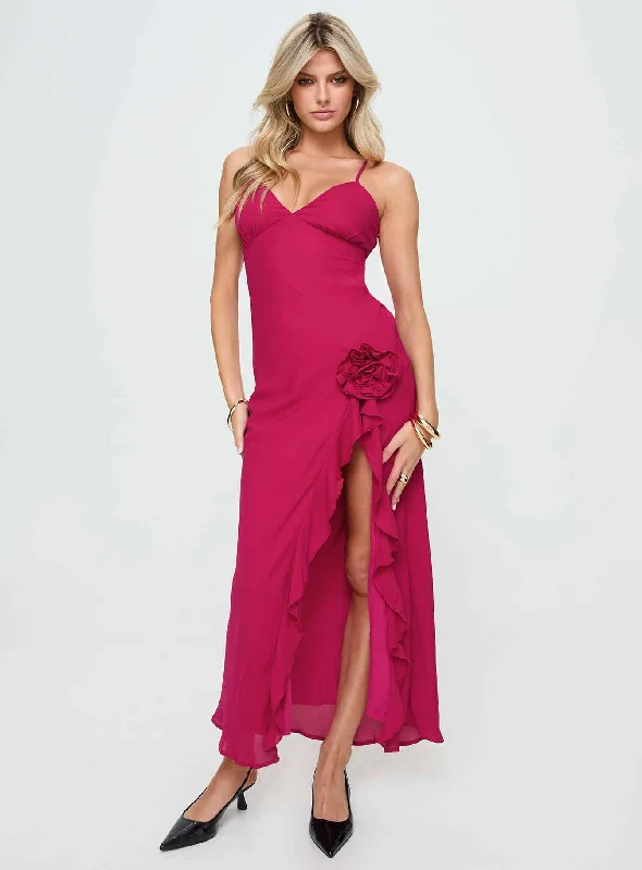 Chic Style Discounts Thalassa Maxi Dress Red Luxury Style