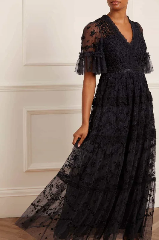 Luxury Fashion Araminta Lace Gown Graceful Drape