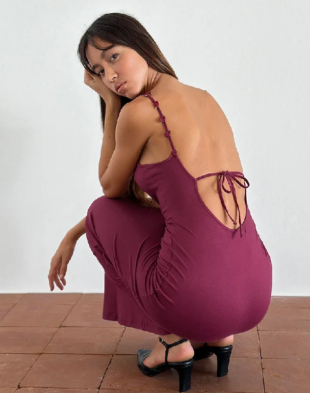 Everyday Elegance Sale Cantana Maxi Dress in Burgundy Flash Sale