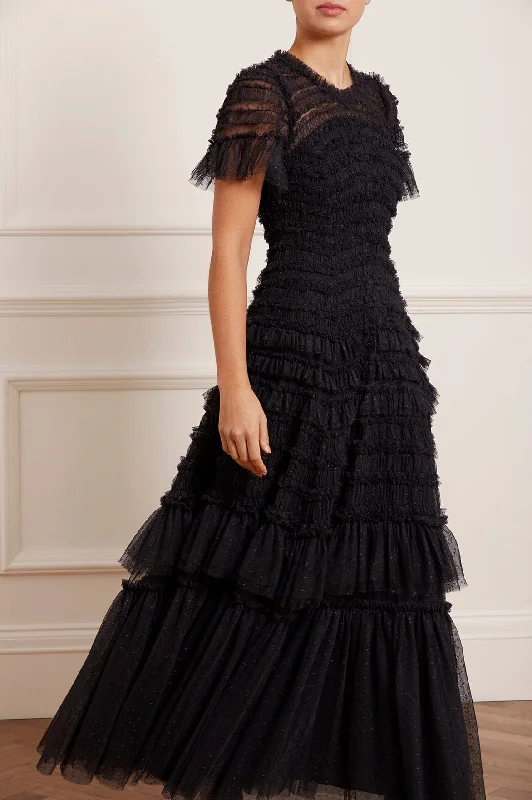 Exclusive Sale Valentine Ruffle Gown Exquisite Craftsmanship