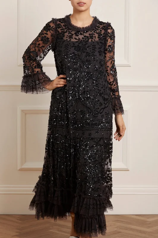 Limited Stock, Big Discounts Celia Long Sleeve Ankle Gown Everyday Glamour