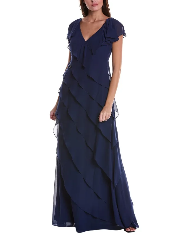 Chic & Modern Sales Teri Jon by Rickie Freeman Georgette Gown Limited - Stock