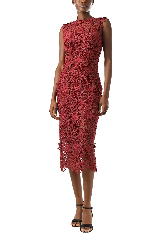 Limited Time Special Offer Sleeveless Lace Sheath Chic Allure