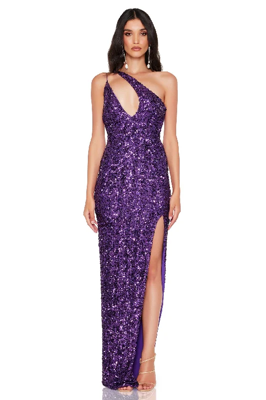 Limited Stock, Big Discounts Nookie Revel Gown - Amethyst Exquisite Craftsmanship