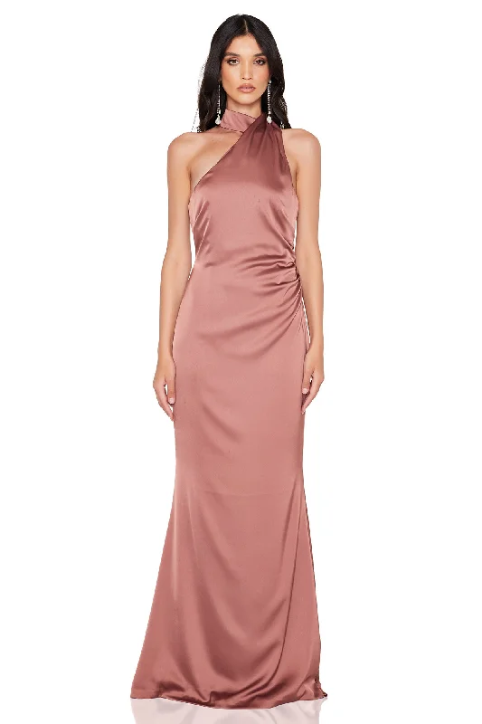 Hot Styles Nookie Entice Gown - Mocha Effortless Comfort