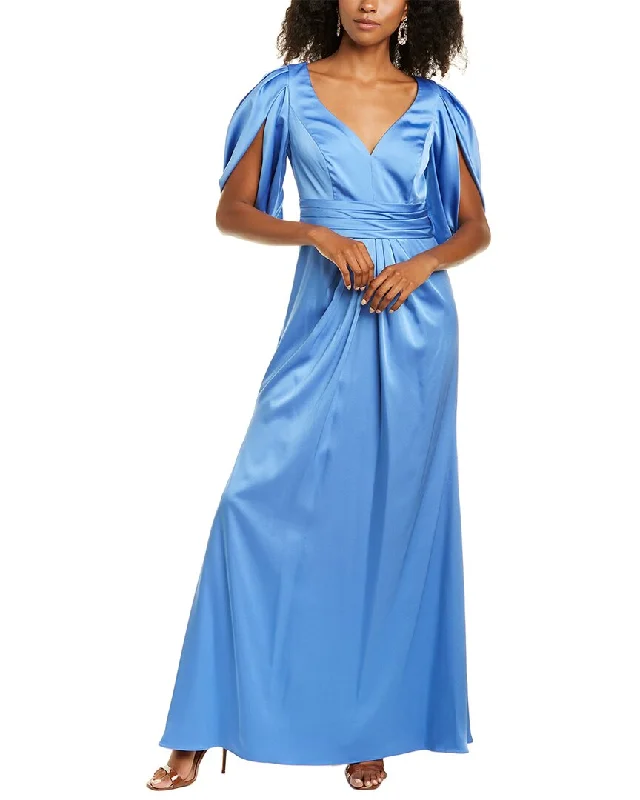 Huge Discounts This Week Theia Satin Gown Cottagecore Rustic Charm Style