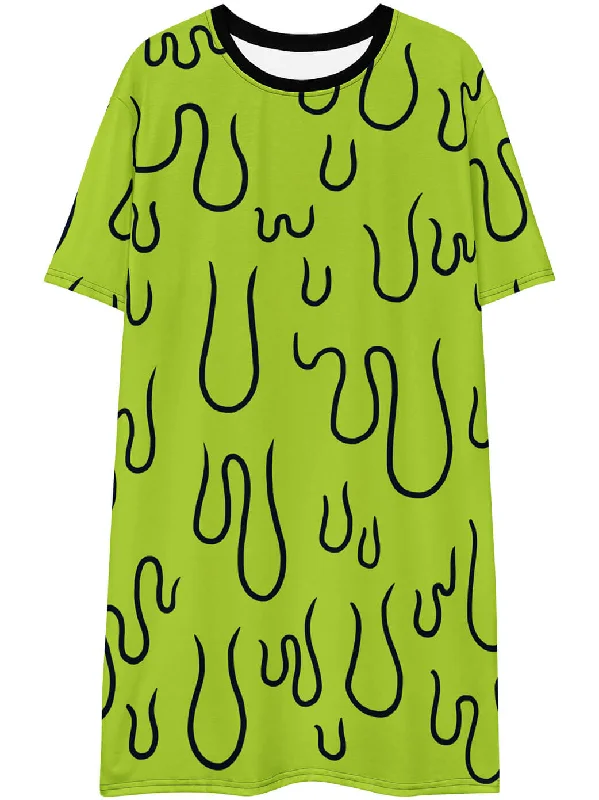 Limited-Time Offer Slime Time T-shirt Dress Save on Classic Elegant Styles