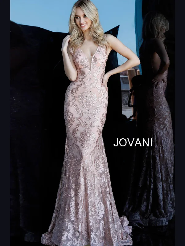 Seasonal Clearance Jovani 68445 Long Formal Prom Dress Y2K Nostalgic Fashion Look