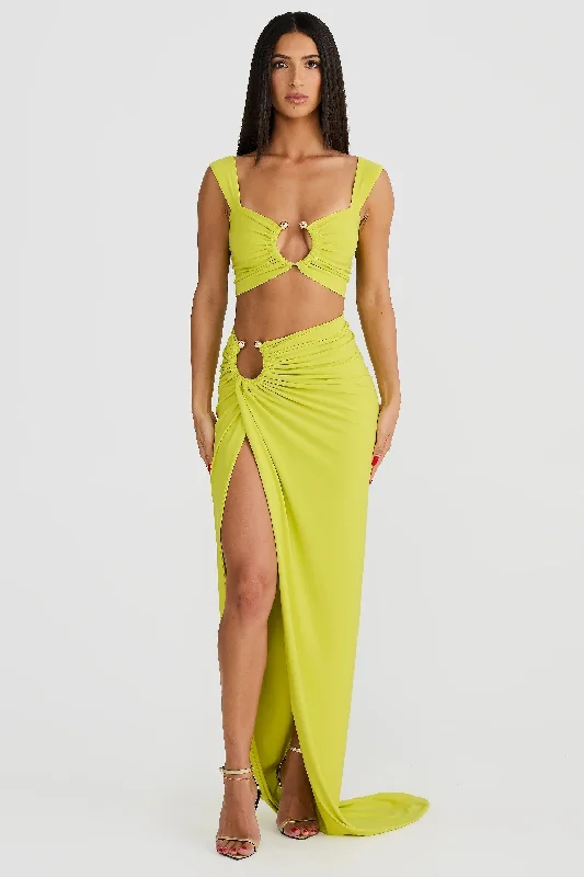 The Latest Trends Venice Set - Chartreuse Luxe Layering