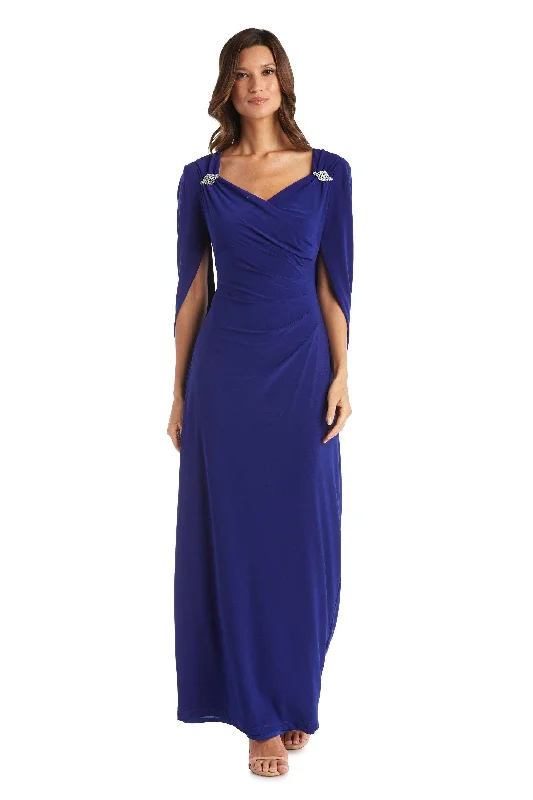 Laid-Back Fashion Offers R&M Richards 5899 Long Mother Of The Bride Dress Feminine Charm