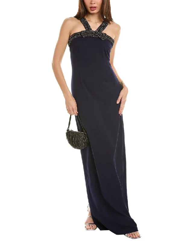 Classy Style Discounts Emily Shalant Crystal Bow Gown Luxury Style