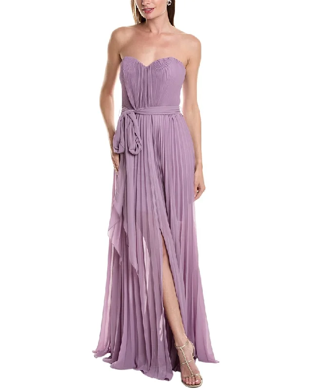 Modern Chic Discounts Rene Ruiz Accordion Pleated Gown Limited - Edition Drops