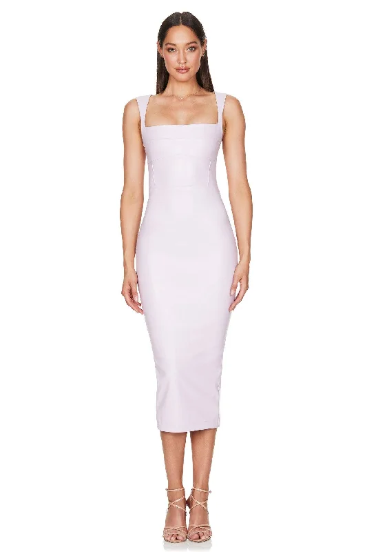 Additional Time-Limited Offers Nookie Alexia Midi Dress - Lilac Minimalist Office - Ready Style