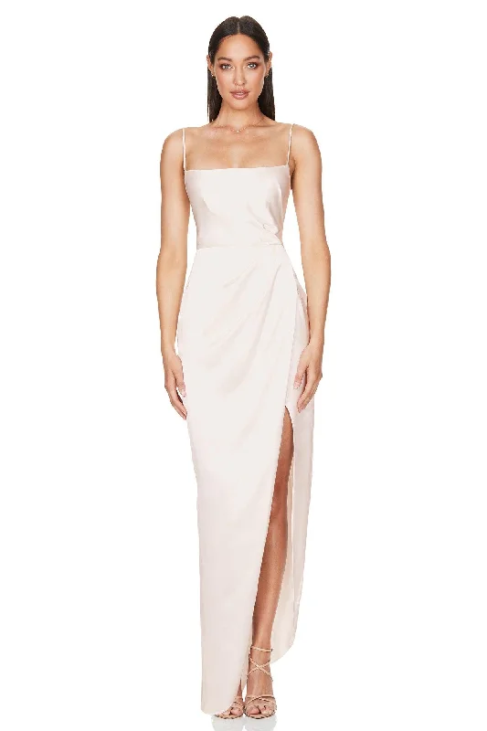 Holiday Attire Sale Nookie Amelia Gown - Nude Statement Piece