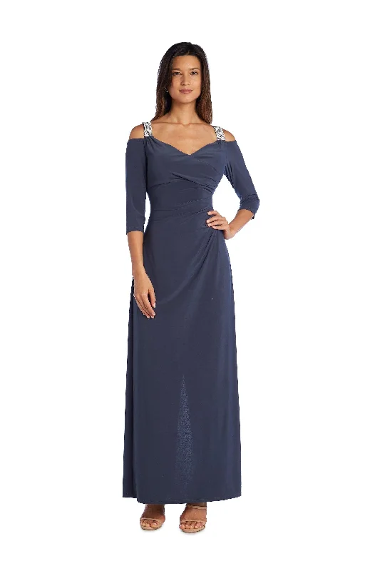 Chic And Edgy R&M Richards 5659 Long Formal Mother Of The Bride Dress Sale Limited - Stock