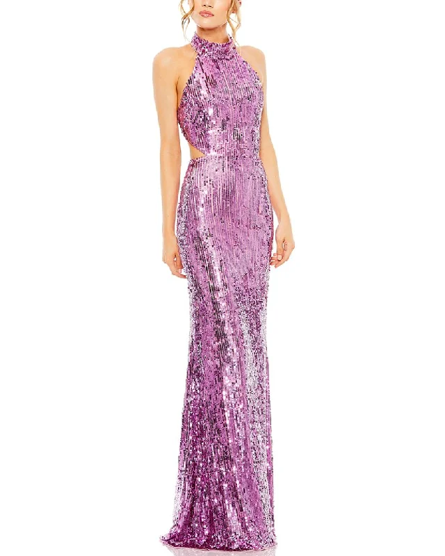 Final Sale Mac Duggal Gown Feminine Soft - Hued Look