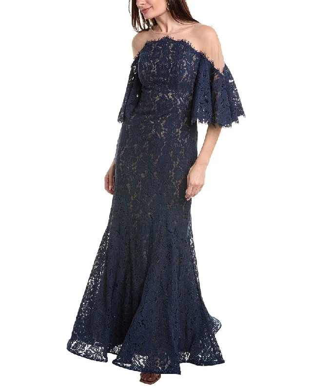 Contemporary Chic Promotions Rene Ruiz Lace Gown Graceful Cut