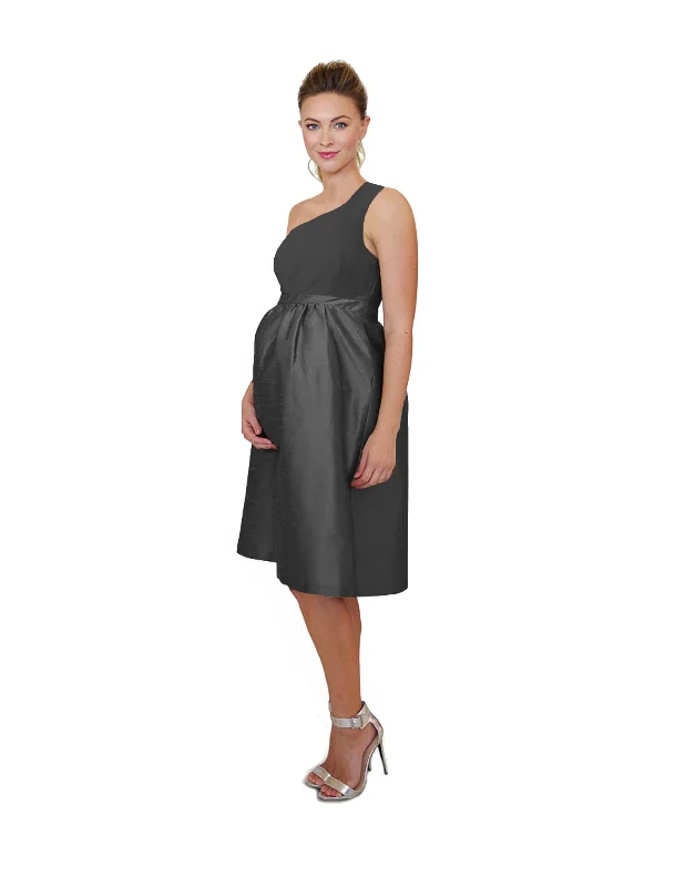 High-End Style Discounts Cason Bodice With Maternity Midi Skirt in Shantung Luxury Comfort