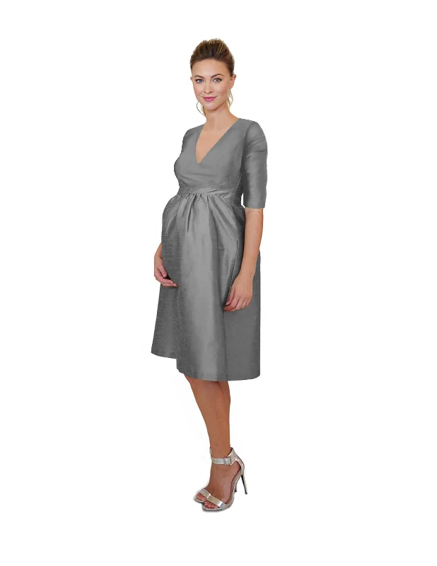 Hurry Before It'S Gone Stella Bodice With Maternity Midi Skirt in Classic Faille Big Savings on Minimalist Office Styles