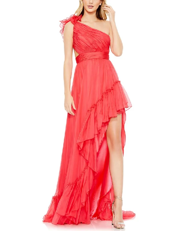 Street Style Discounts Mac Duggal Gown Tropical Island - Inspired Attire