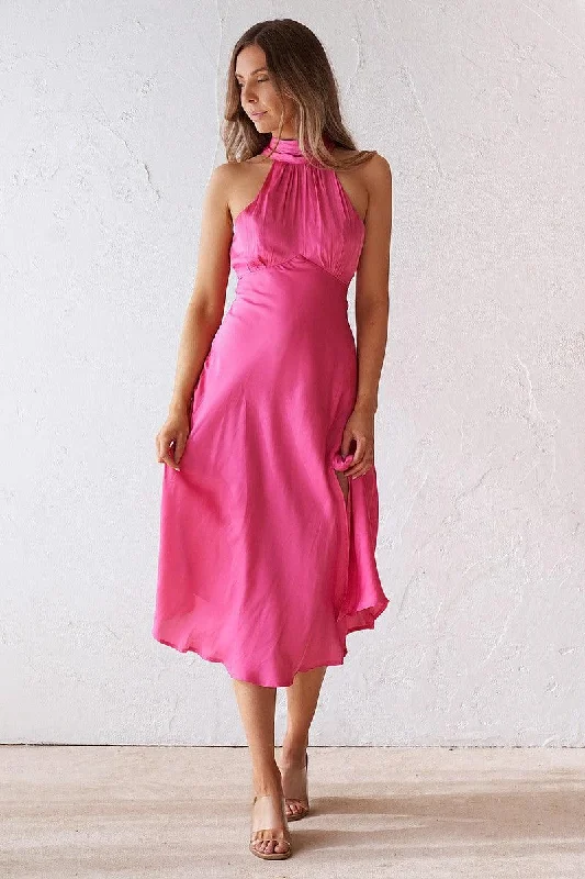 Timeless Style Promotions Cassini Dress - Pink Polished Finish