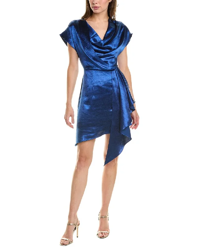 Special Offer For You Laundry by Shelli Segal Satin Mini Dress Final Clearance