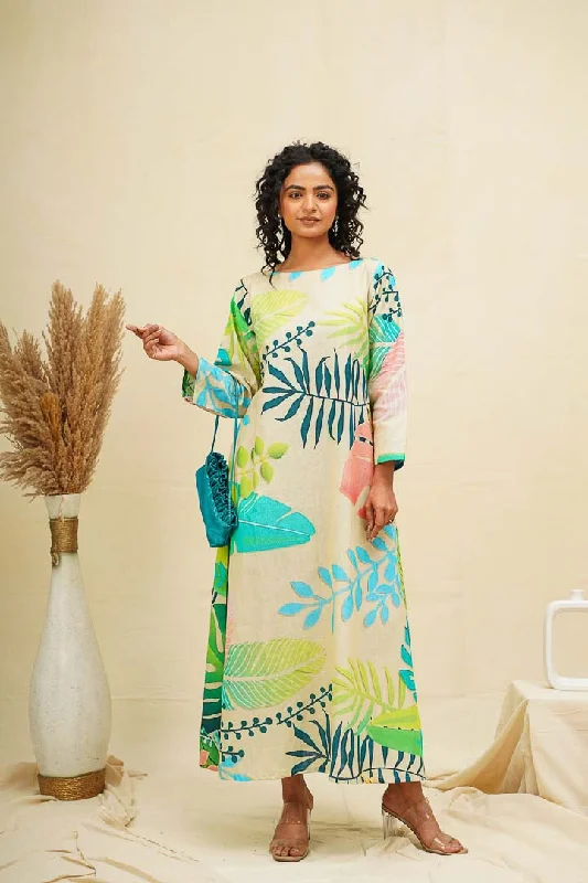 Glamorous Fashion Offers Neon Multicoloured Kaftan Style Shirt Dress Luxury Comfort