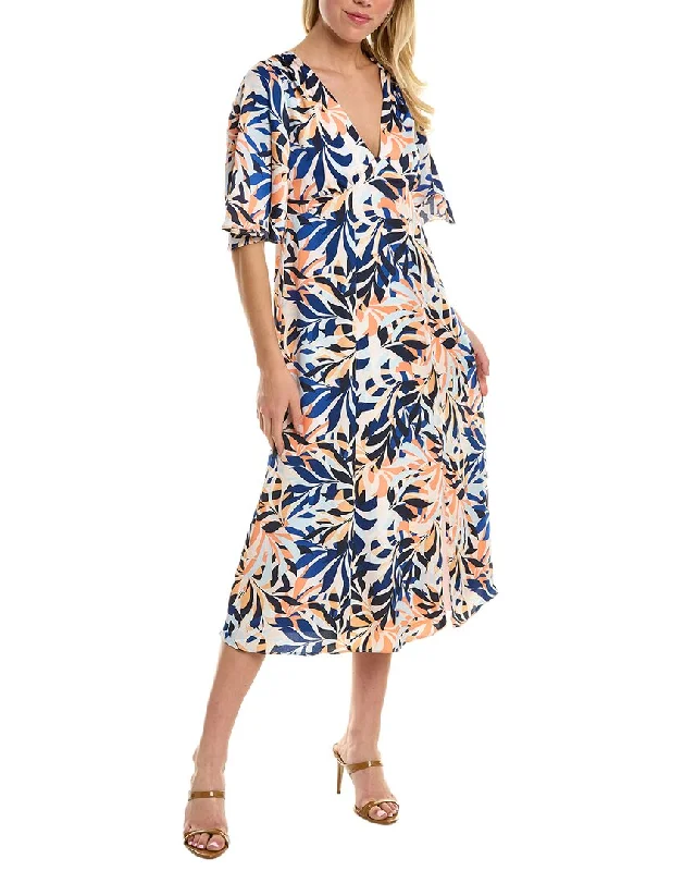 Everyday Elegance Sale Laundry by Shelli Segal Midi Dress Flowing Silhouette