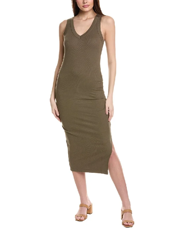 Spring Fashion Michael Stars Lori Midi Dress Sophisticated Cut