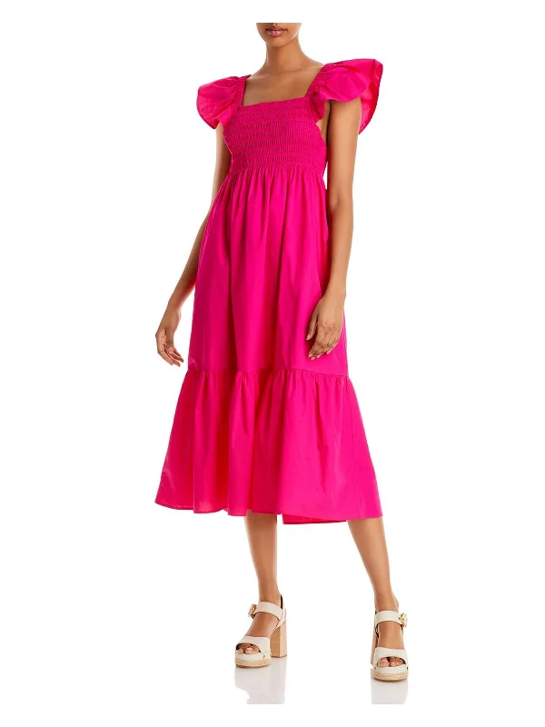 Statement Fashion Offers Womens Cotton Long Midi Dress Vintage Charm