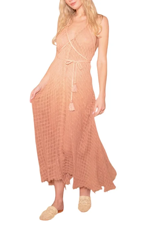 Classy Style Discounts Del Sol Maxi Dress In Orange Elevated Style