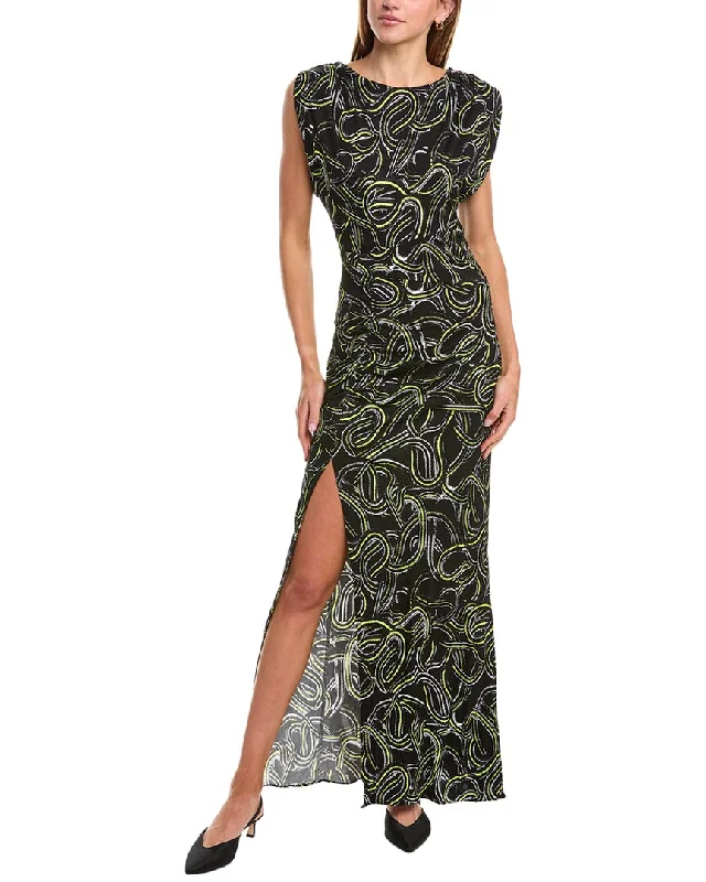 Fashion-Forward Diane von Furstenberg Gertrude Maxi Dress Contemporary Elegance