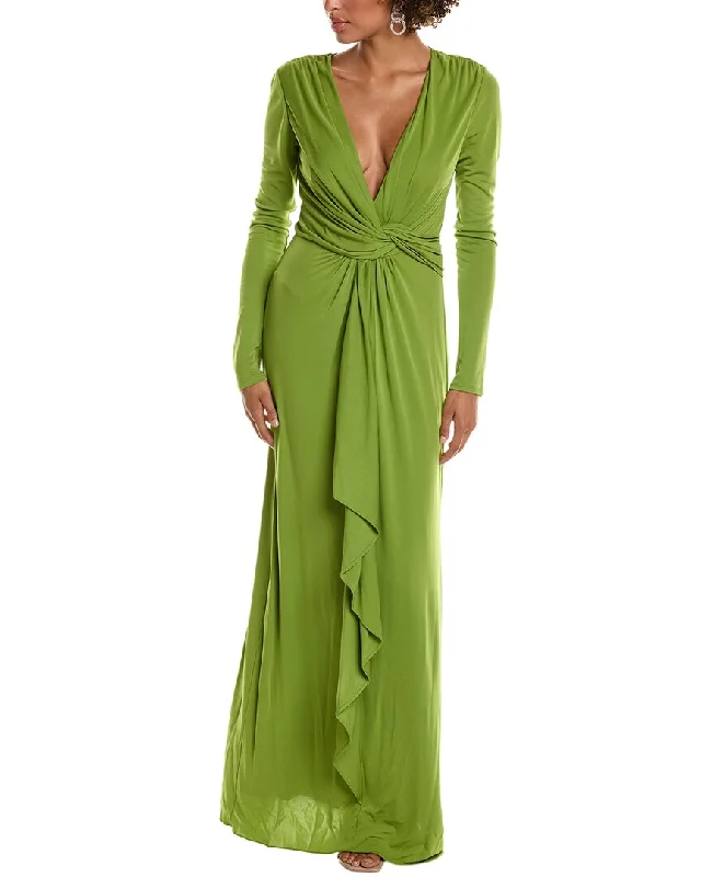 Limited Time Offers Halston Yolanda Gown Sleek Design