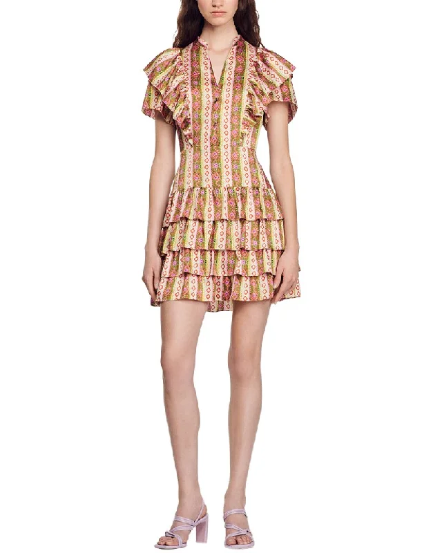 Chic & Modern Sales Sandro Simonna Mini Dress Ethnic Cultural Event Wear