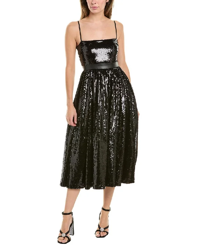 The Latest Trends WeWoreWhat Sequin Midi Dress Luxe Layering